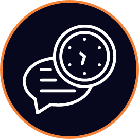Tiempo hasta la resolución del chat